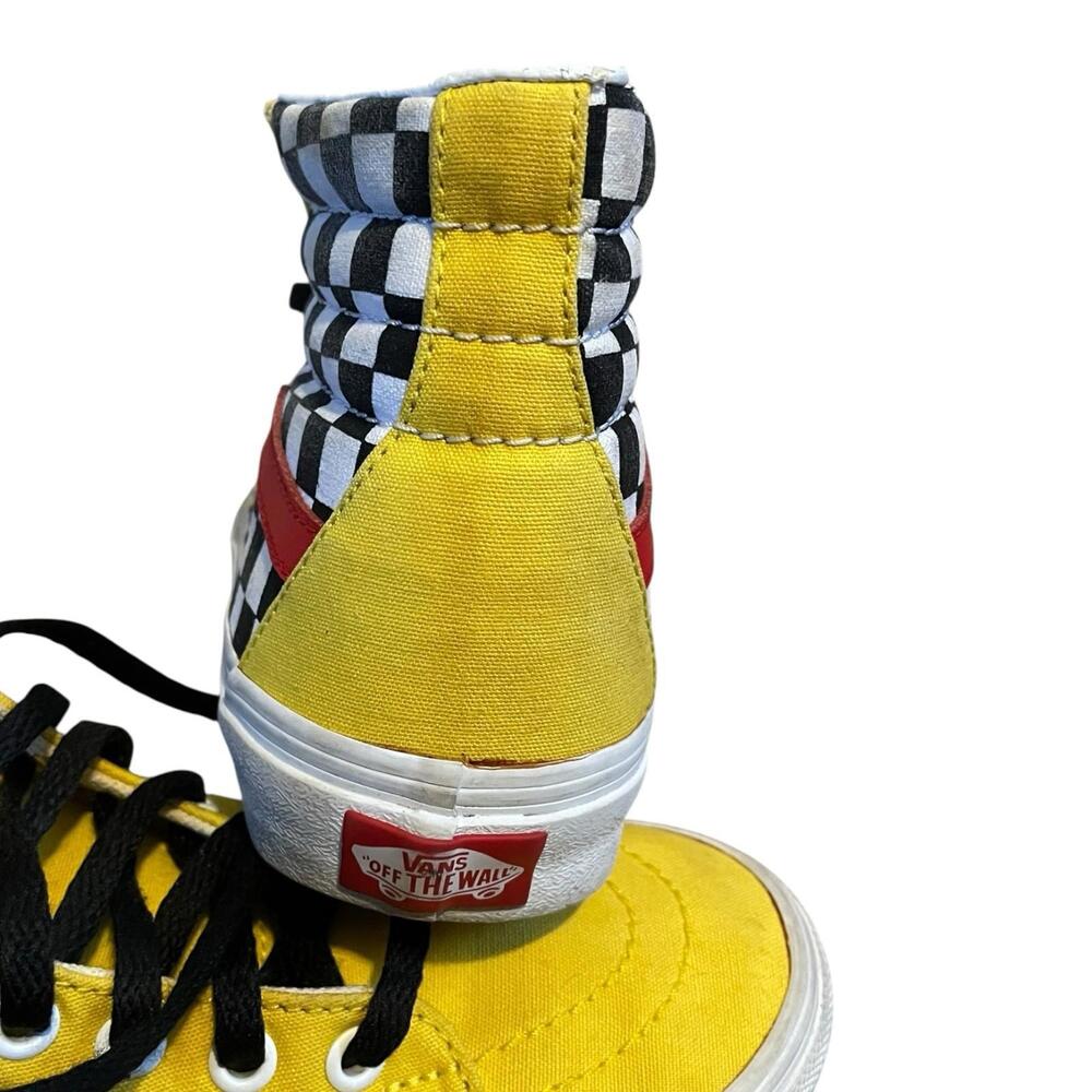 Vans Sk8-Hi Checkerboard Shoes Women's Size 7 - Picture 7 of 8